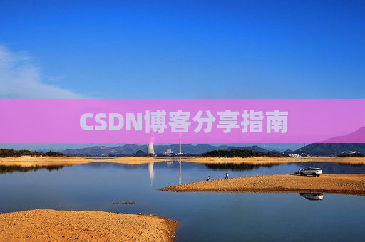 CSDN博客分享指南