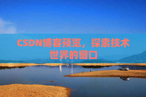 CSDN博客预览,探索技术世界的窗口
