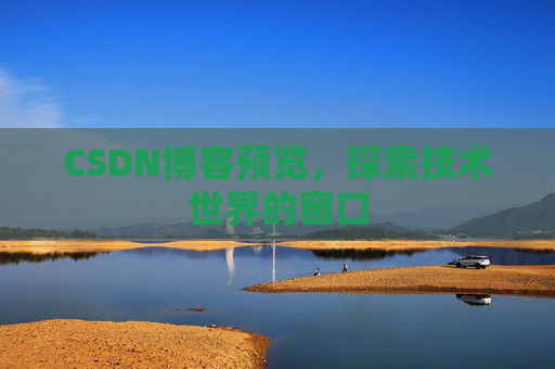 CSDN博客预览，探索技术世界的窗口